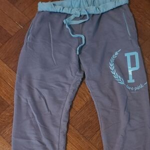 EUC vintage very rare love pink victoris secret cropped  joggers/ sweats